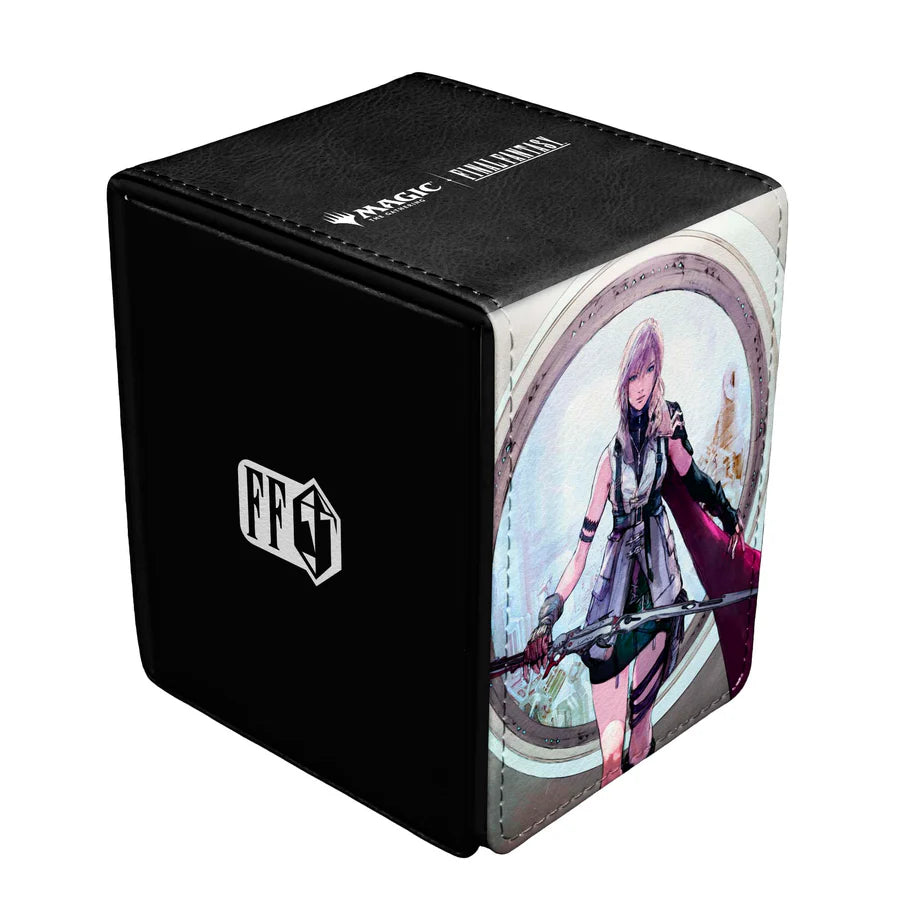 Ultra Pro - Magic The Gathering - Final Fantasy - Alcove Flip Deck Box - Lightning