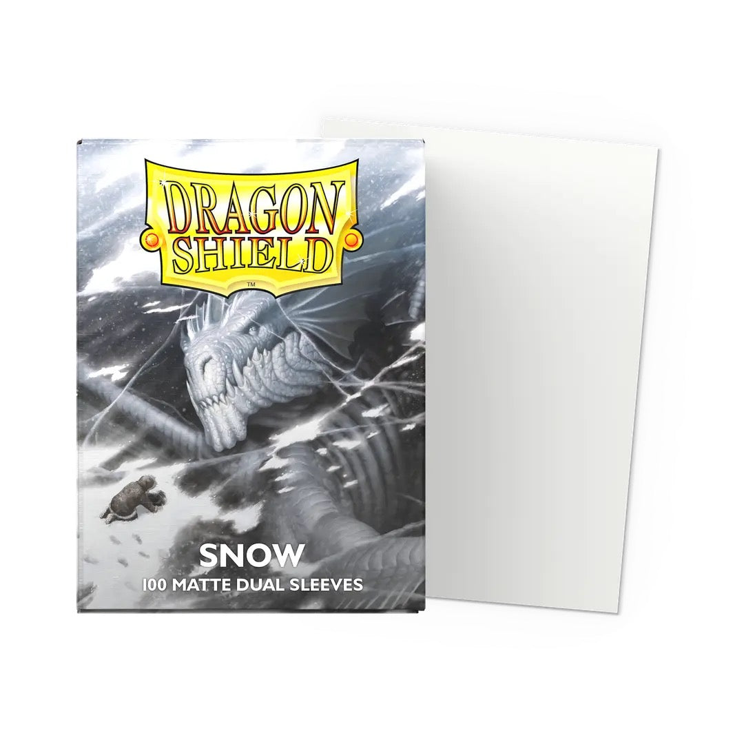 Dragon Shield - Snow - Dual Matte Sleeves