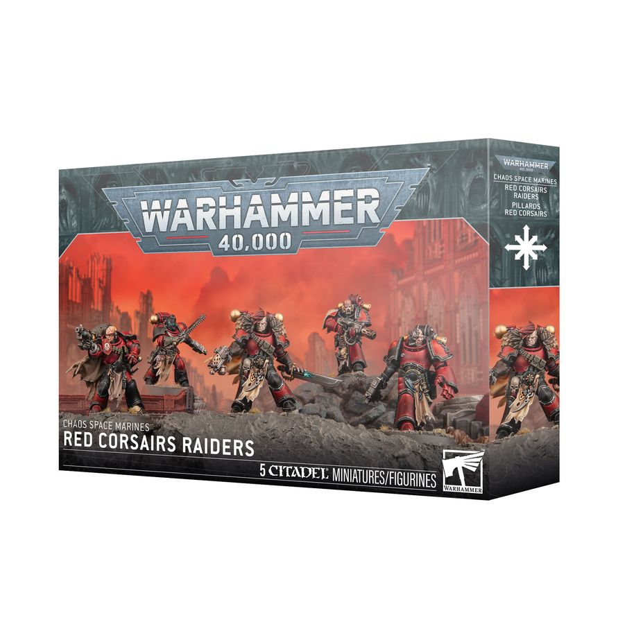 Warhammer 40,000 - Chaos Space Marines - Red Corsairs Raiders