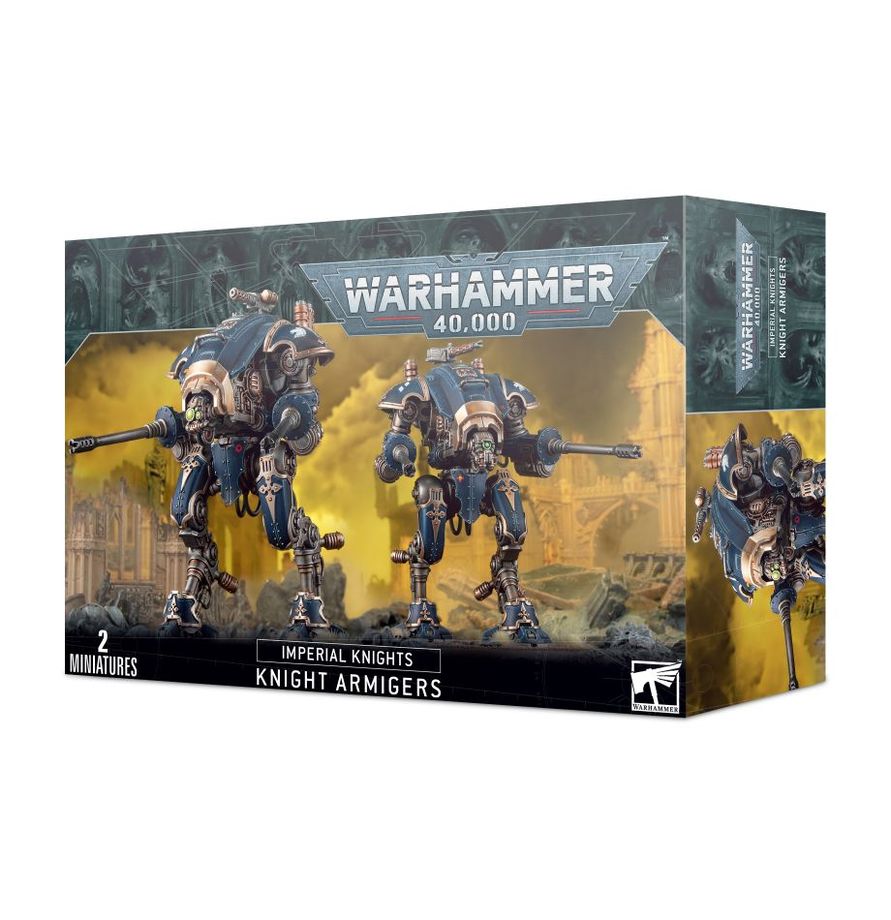 Warhammer 40,000 - Imperial Knights - Knight Armigers (Helverin)