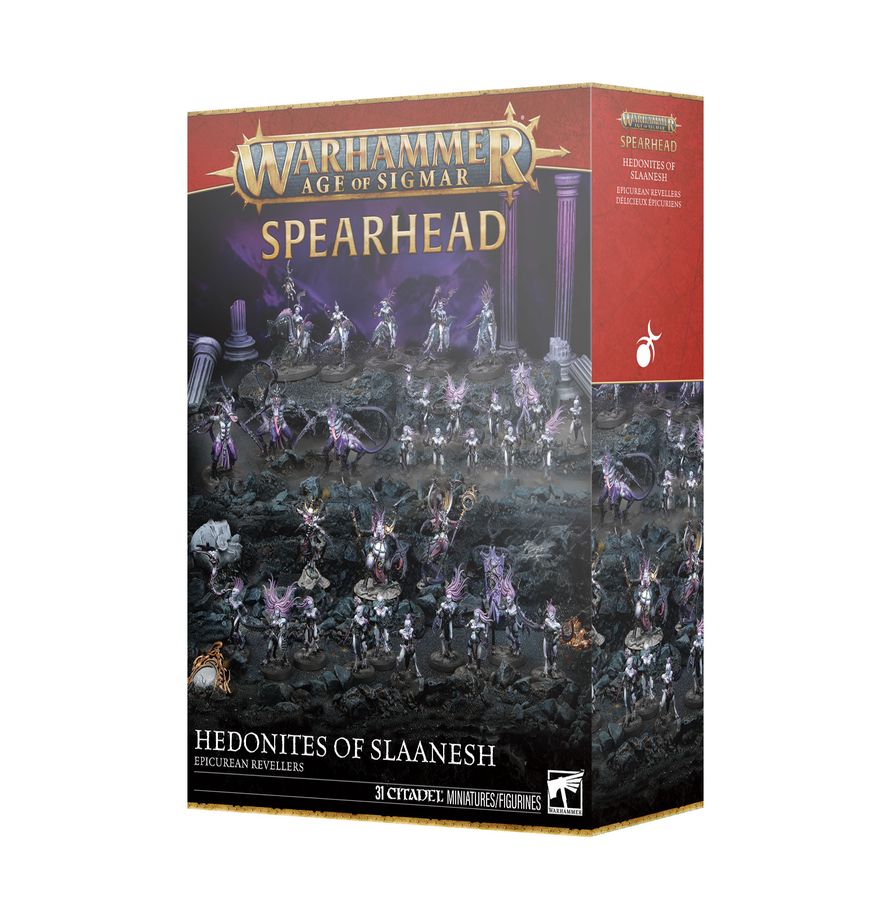 Warhammer Age of Sigmar - Hedonites of Slaanesh - Spearhead Epicurean Revellers