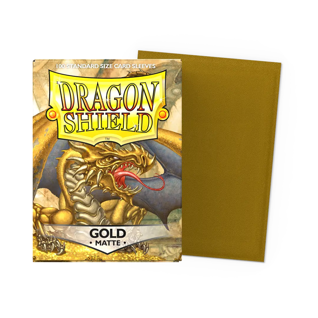 Dragon Shield - Gold - Matte Sleeves