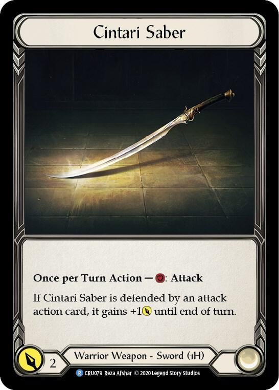Cintari Saber - (CRU) (1st Ed.) (CF)