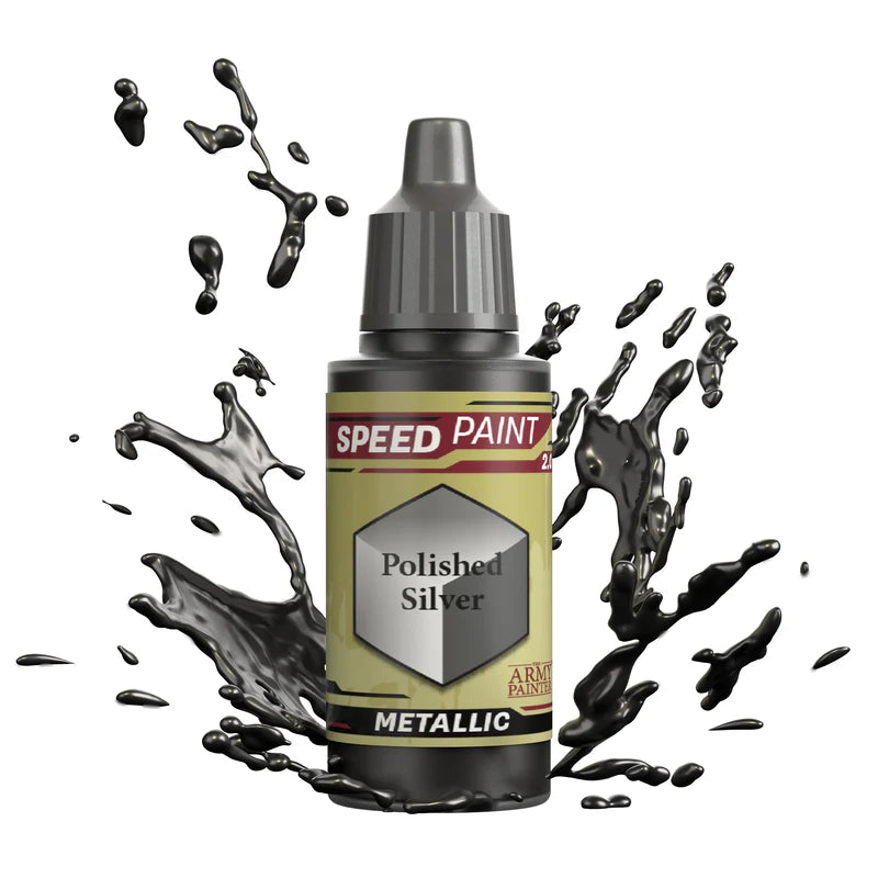 Army Painter - Speed Paint - Metalic - Polished Silver