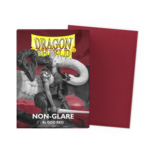 Dragon Shield - Blood Red - Non-Glare Sleeves