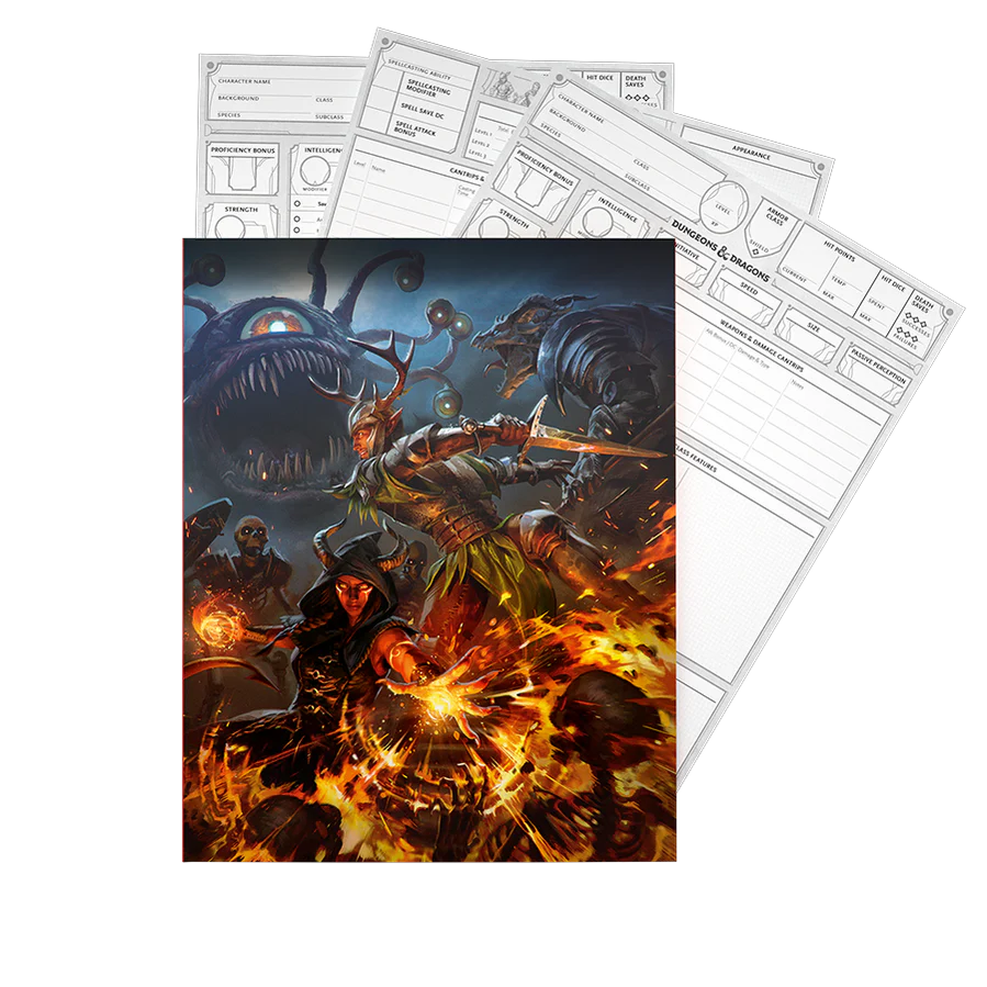Dungeon & Dragons - Player Sheets - For 5th Edition Player’s Handbook (2024)