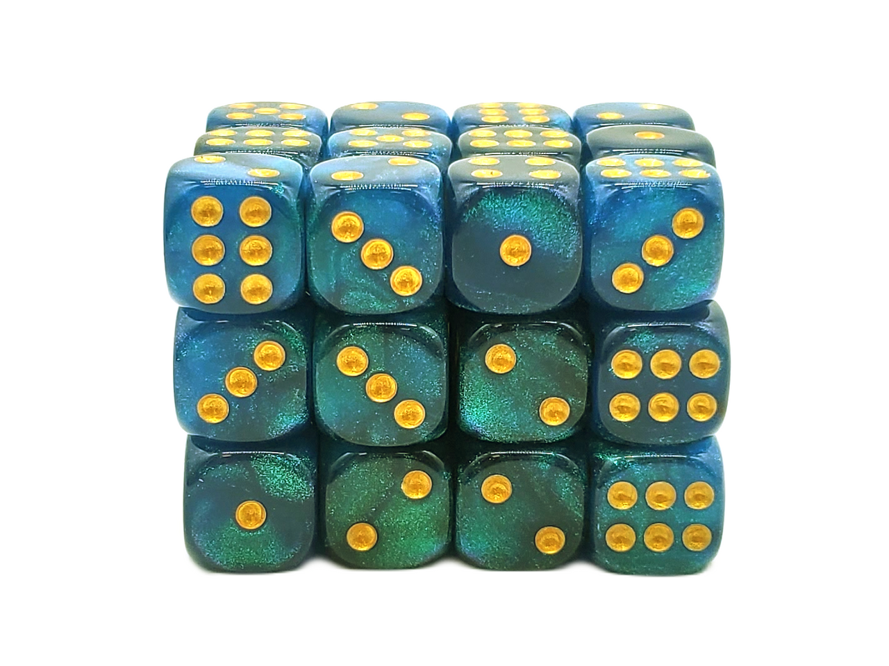 Old School Dice - 36ct 12mm D6 Dice Set: Galaxy - Dark Matter