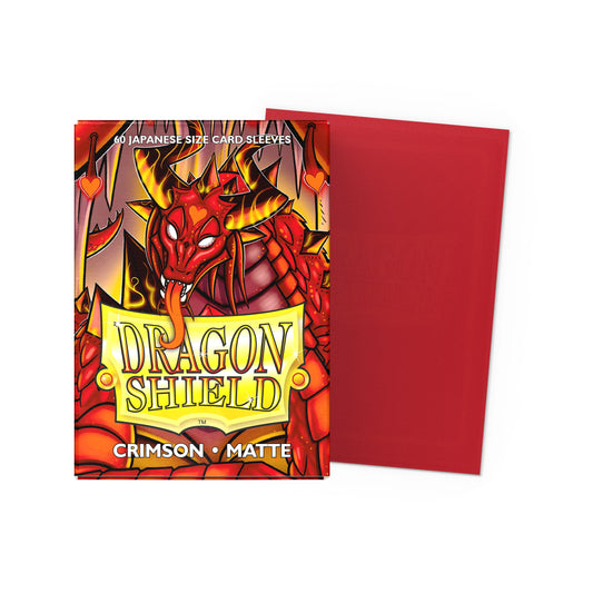 Dragon Shield - Crimson - Japanese Size - Matte Sleeves