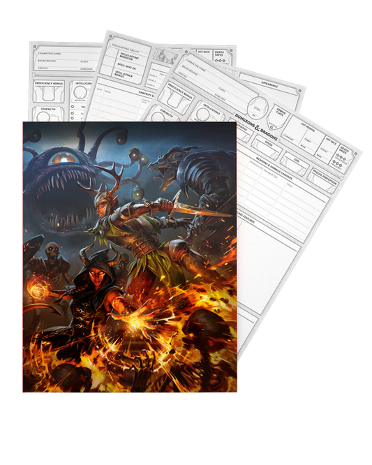 Dungeon & Dragons - Player Sheets - For 5th Edition Player’s Handbook (2024)