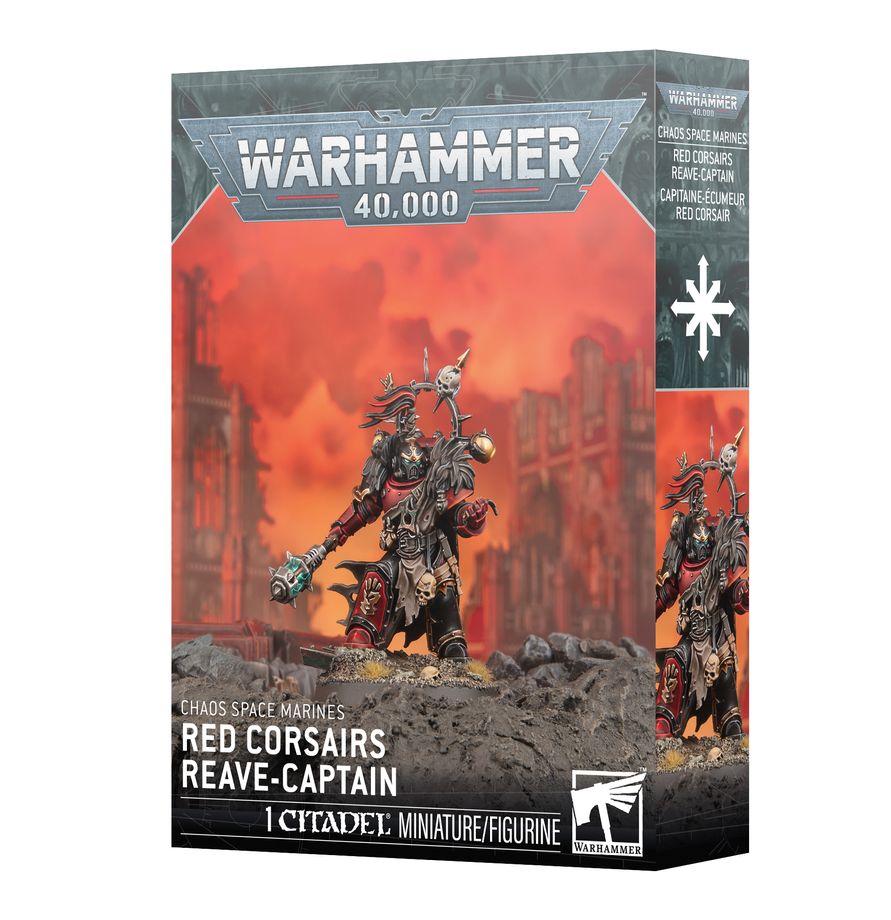 Warhammer 40,000 - Chaos Space Marines - Red Corsairs Reave-Captain