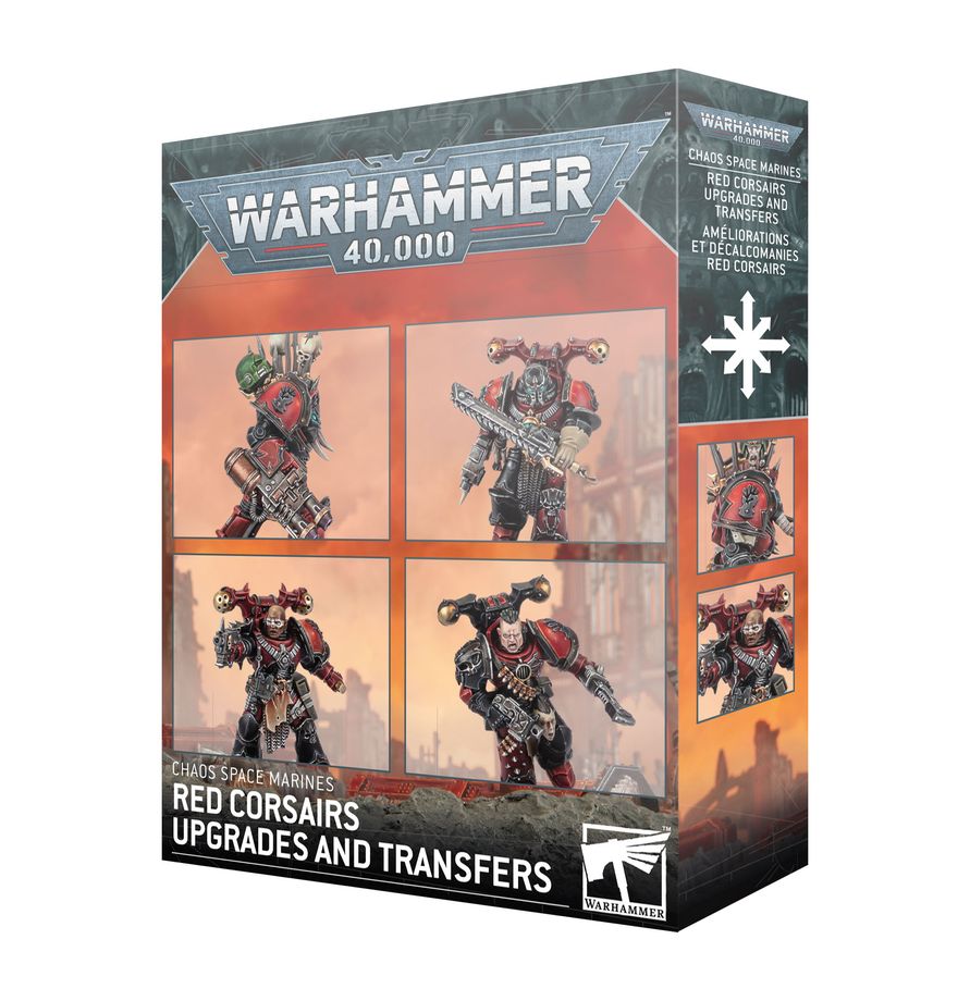 Warhammer 40,000 - Chaos Space Marines - Red Corsairs Upgrades and Transfers