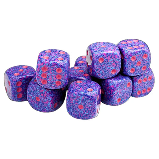 Chessex - 16mm d6 Dice Block - Speckled - Purple Passion