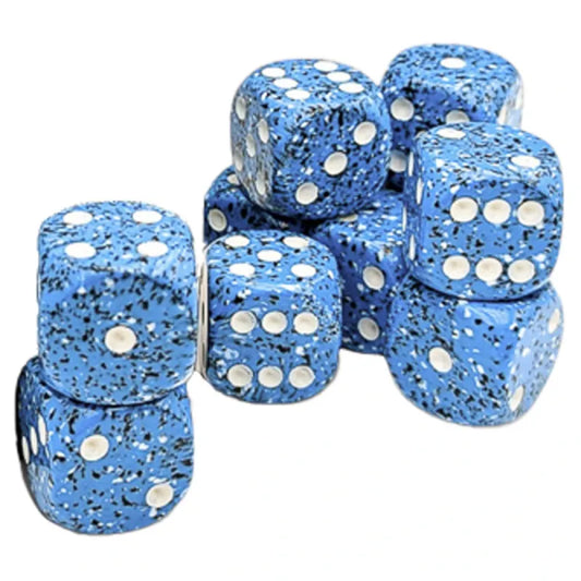 Chessex - 16mm d6 Dice Block - Speckled - Ocean Stone