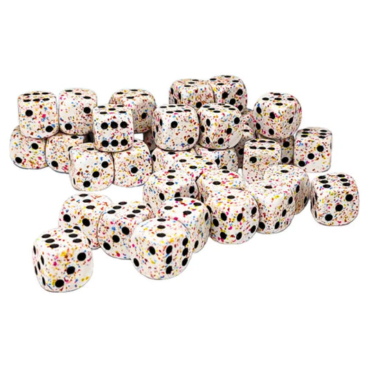 Chessex - 12mm d6 Dice Block (36 dice) - Speckled - Birthday