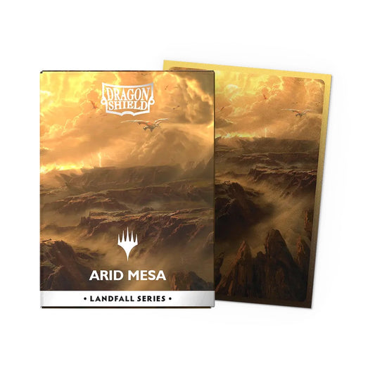 Dragon Shield - Arid Mesa - MTG Dual Matte Art Sleeves - Landfall Series