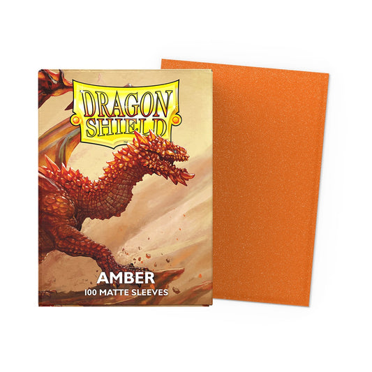 Dragon Shield - Amber - Matte Sleeves