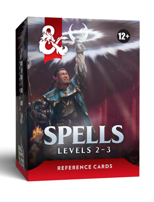 Dungeon & Dragons - Spells - Levels 2-3 - Reference Cards