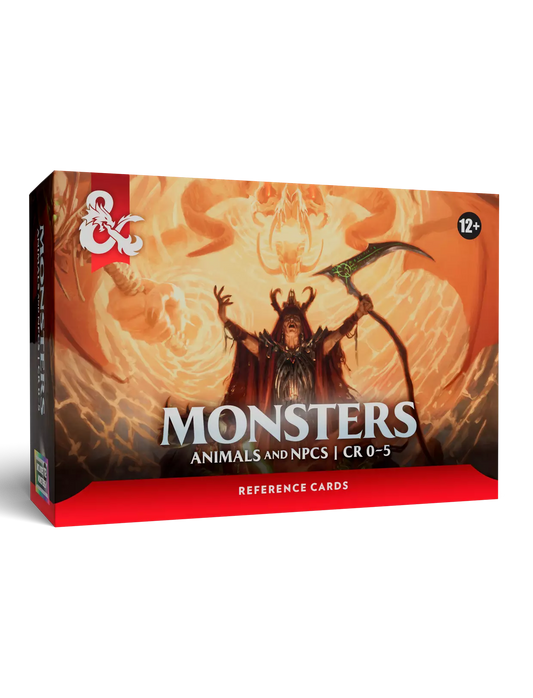 Dungeons & Dragons - Monsters - Animals and NPCs | CR 0-5 - Reference Cards