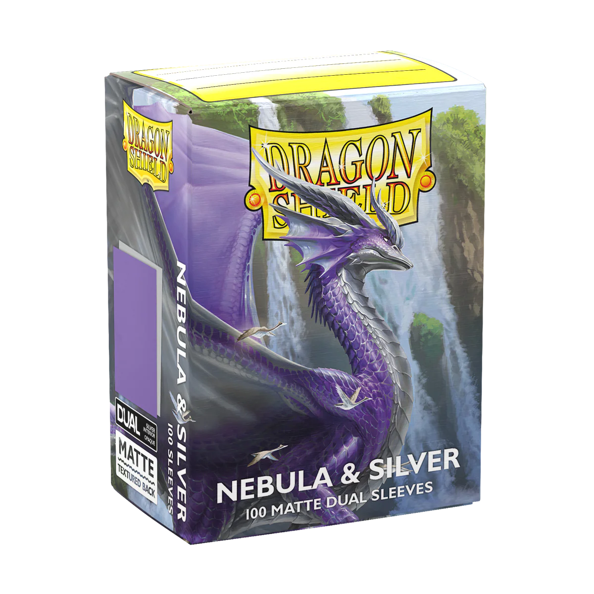 Dragon Shield - Nebula & Silver - Dual Matte Sleeves