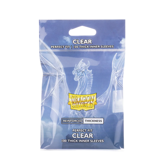 Dragon Shield - Clear - Reinforced Thickness - Perfect Fit Sleeves