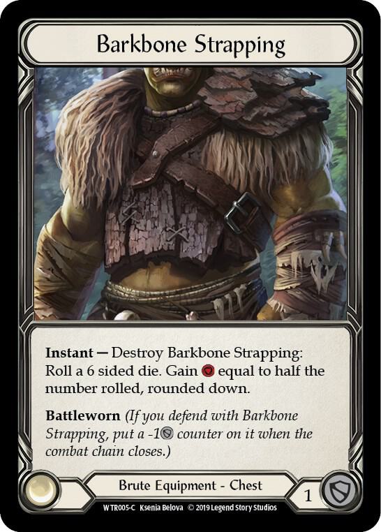 Barkbone Strapping - (WTR) (1st Ed.) (CF)