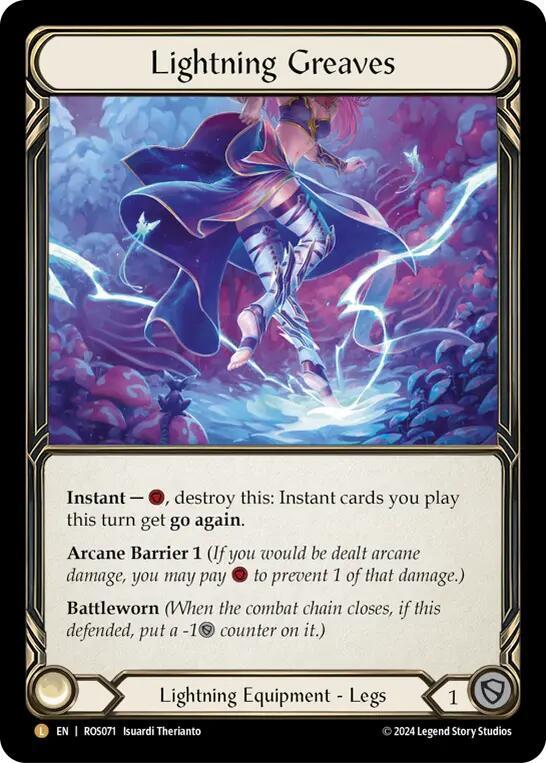 Lightning Greaves - (ROS) (RF)