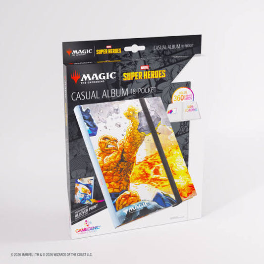 Gamegenic: Casual Album 18 Pocket:  - MTG Marvel Super Heroes - The Fantastic Four