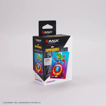 Gamegenic: Premium Art Sleeves - MTG Marvel Super Heroes - Captain America, Team Leader