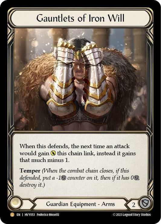 Gauntlets of Iron Will - (HVY) (RF)