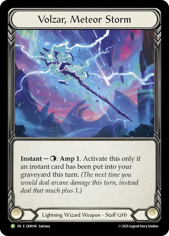 Volzar, Meteor Storm - (GEM) (CF)