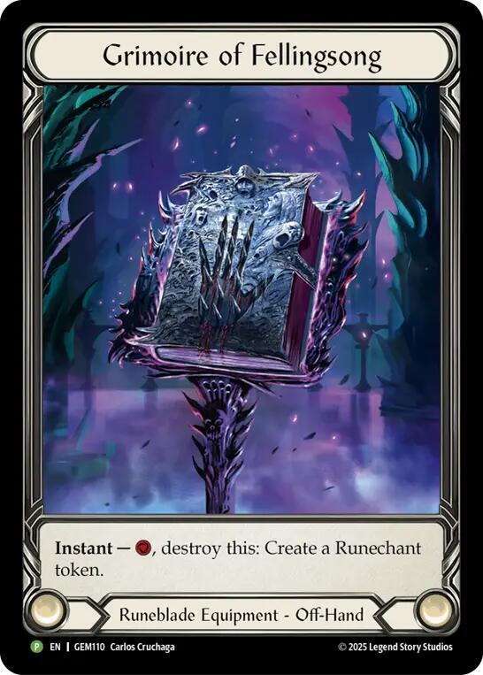 Grimoire of Fellingsong - (GEM) (CF)