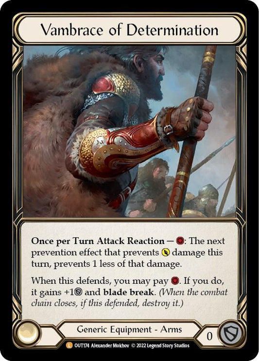 Vambrace of Determination - (OUT) (CF)