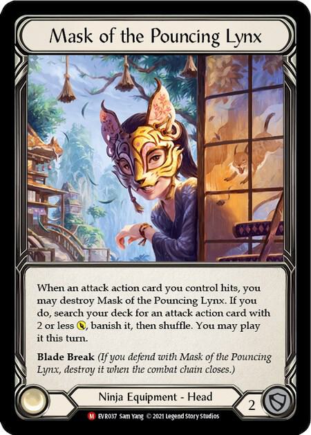 Mask of the Pouncing Lynx - (EVR) (NF)