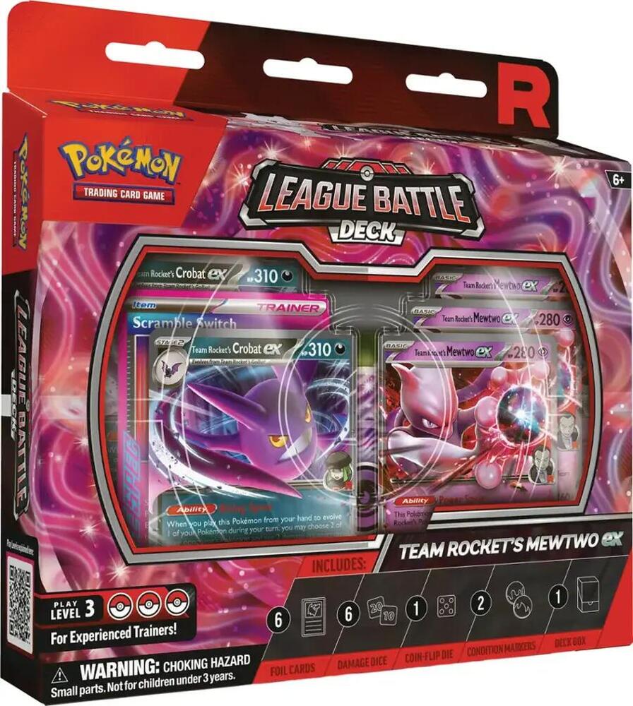 Pokémon - Team Rocket’s Mewtwo ex - League Battle Deck
