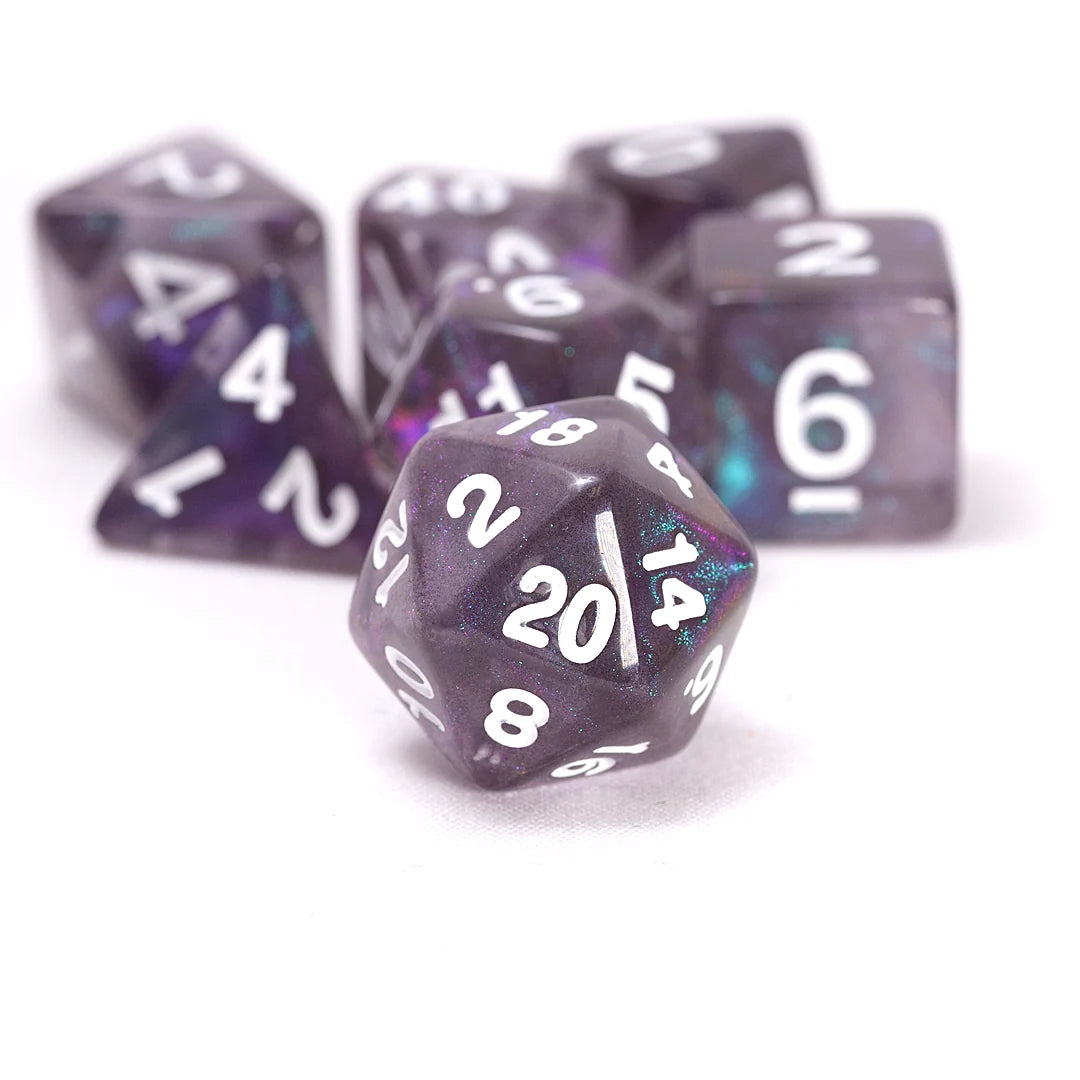 Sirius Dice - Unearthed Treasure Amethyst Dice Set