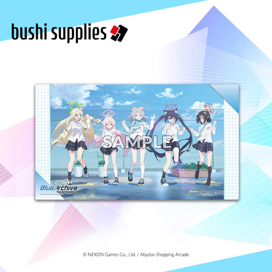 bushi supplies rubber playmat vol 19- Blue Archive The Animation- Abydos Foreclosure Task Force Illustration