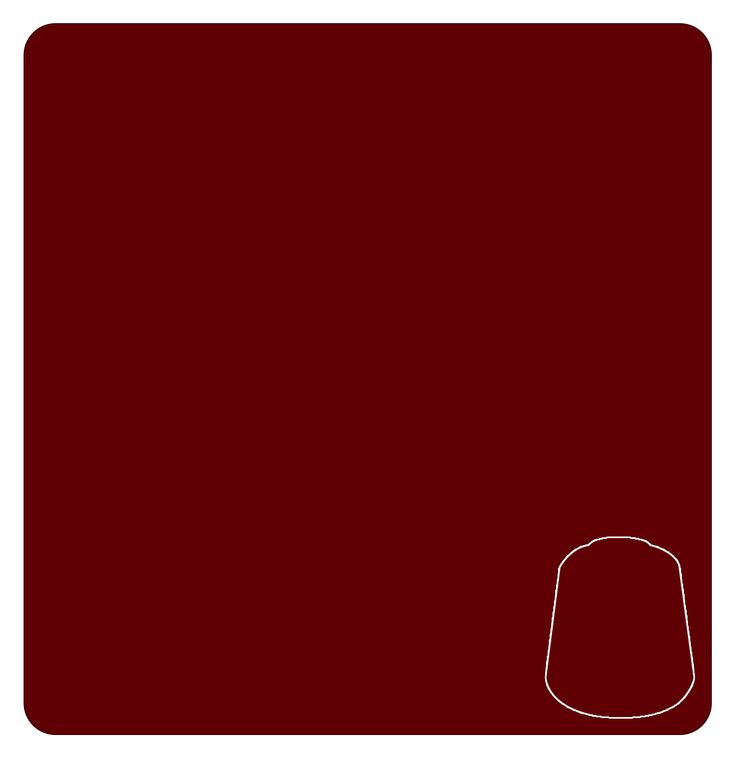 Warhammer Colour - Paint - Base - Khorne Red