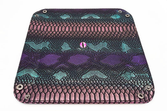 Old School Dice - Dragon Eye Tray - Spectral Purple & Green