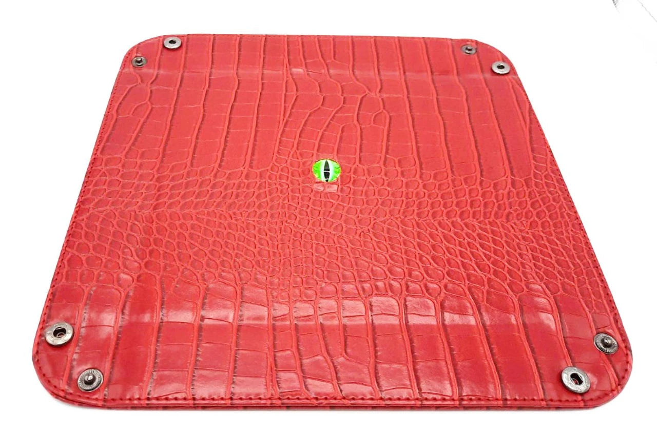 Old School Dice - Dragon Eye Tray - Red