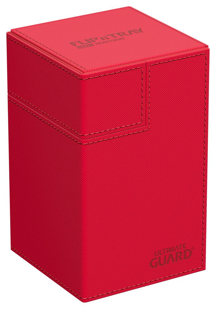 Ultimate Guard - Flip’n’Tray 100+ Xenoskin  - Monocolor Red