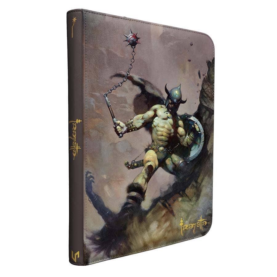 Frank Frazetta 9-Pocket Zippered Premium Pro-Binder - Warrior with Ball and Chain - Ultra Pro Storage Albums
