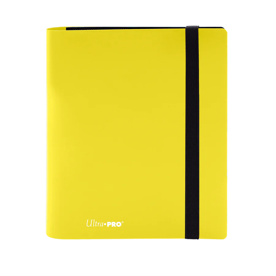 Ultra Pro - Eclipse 4-Pocket PRO Binder - Lemon Yellow