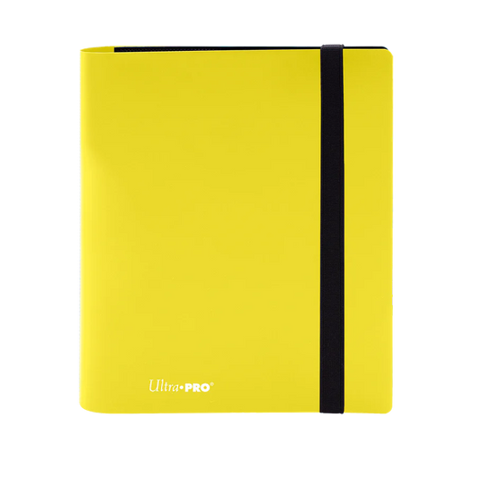 Ultra Pro - Eclipse 4-Pocket PRO Binder - Lemon Yellow