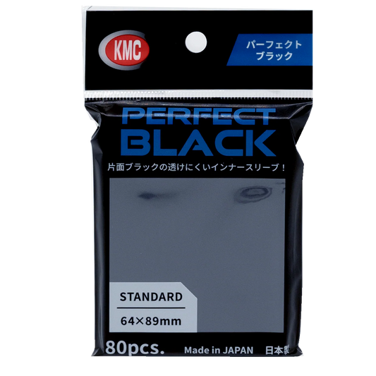 KMC Sleeves - Black - Perfect Topload - Perfect Fit Sleeves