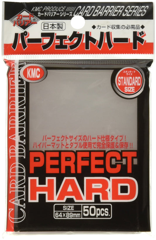 KMC Perfect Hard Sleeves - Clear - Perfect Hard - Perfect Fit Sleeves