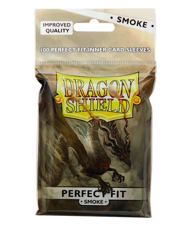 Dragon Shield - Smoke - Toploader - Perfect Fit Sleeves